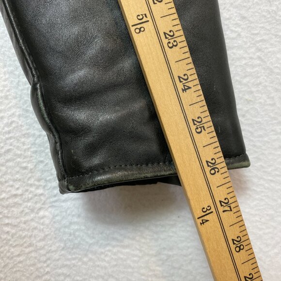 Vintage Brooks Leather Jacket Mens 42 Motorcycle Biker Belted USA 80s Lined - Picture 6 of 16